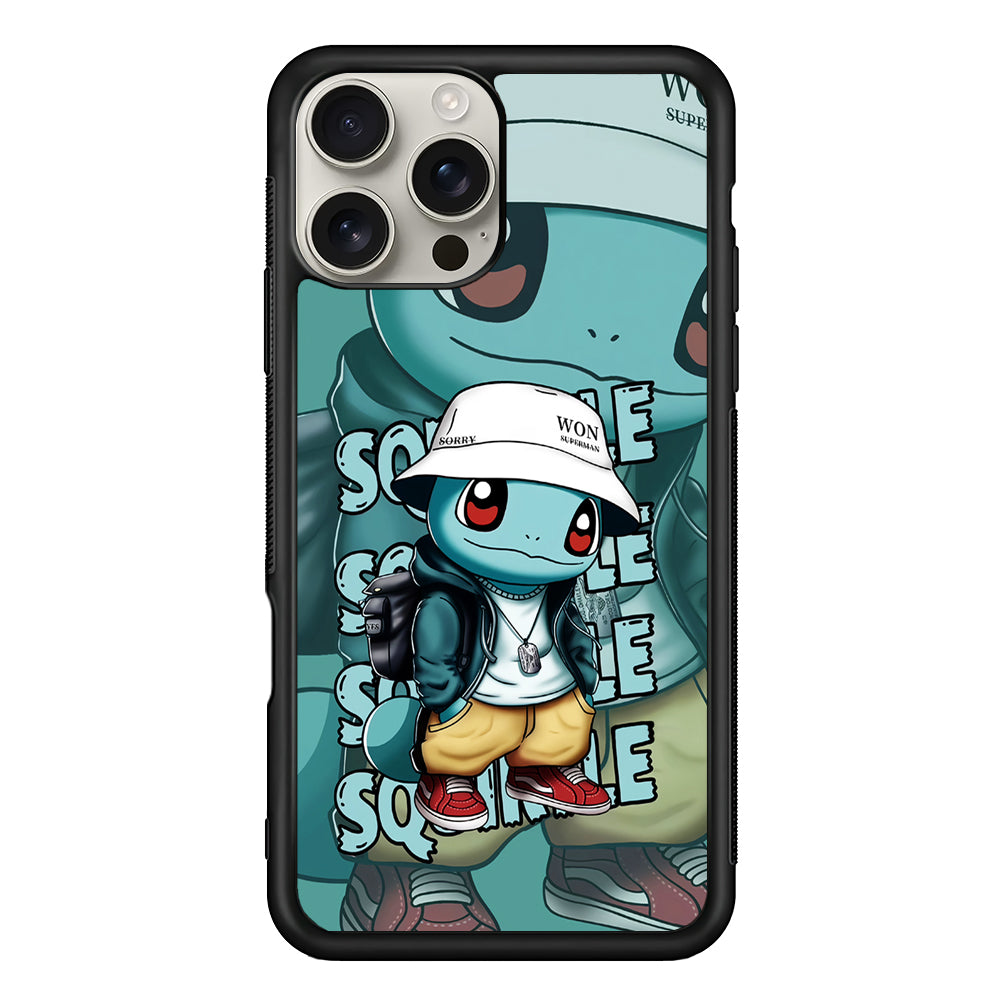 Pokemon Squirtle Cool Style iPhone 16 Pro Max Case | Stylish Protective Case for iPhone 16 Pro Max