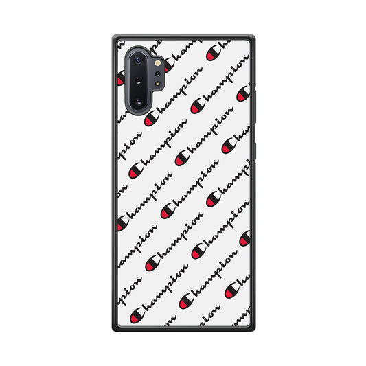 Champion Ebon-Ashgray Samsung Galaxy Note 10 Plus Case | Slim Rubber Case for Samsung Galaxy Note 10 Plus
