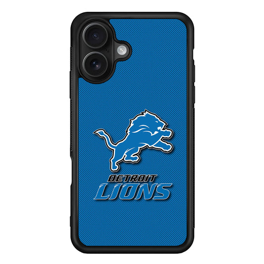 Detroit Lions Logo iPhone 16 Case - Oxvistore