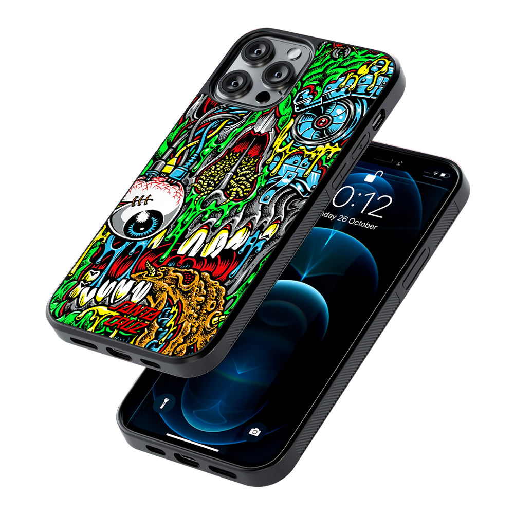 Santa Cruz Cyber Zombie 2D Rubber Phone Case | Durable Phone Case