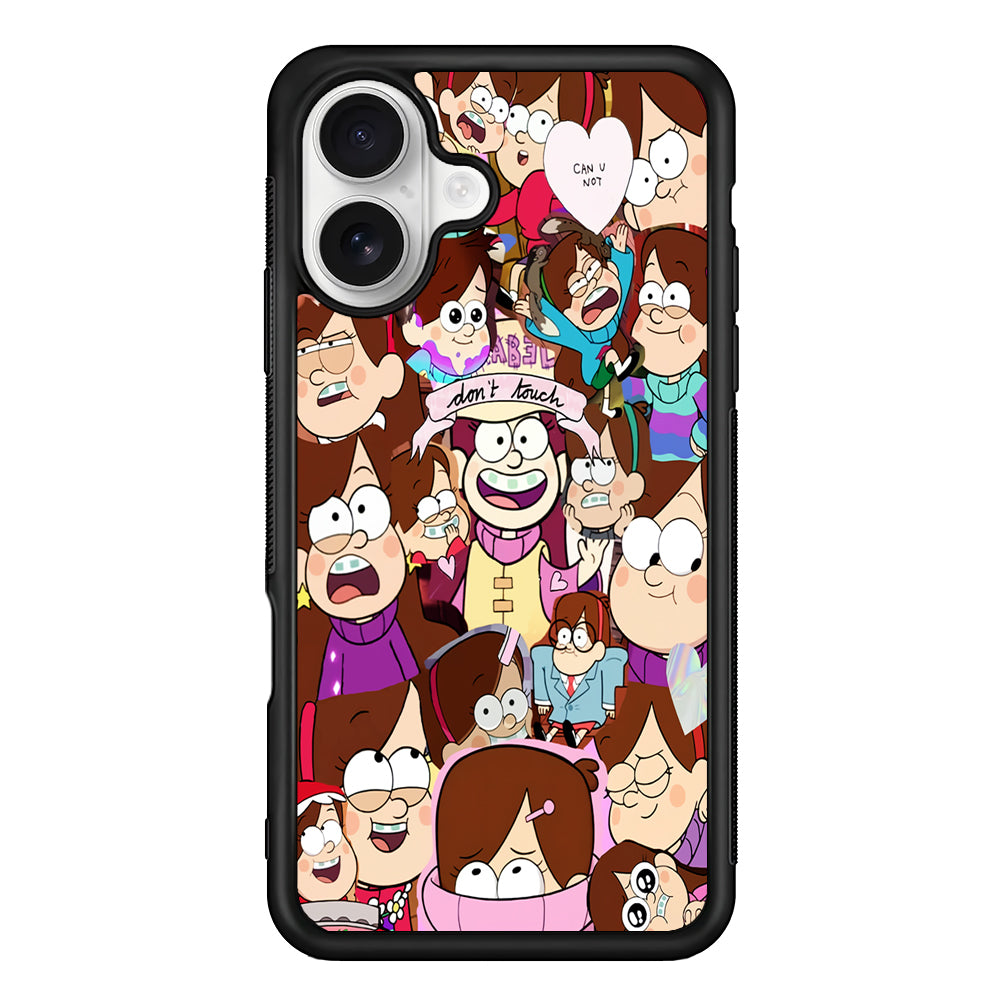 Mabel Gravity Falls Collection iPhone 16 Plus Case | Durable Protective Rubber Cover