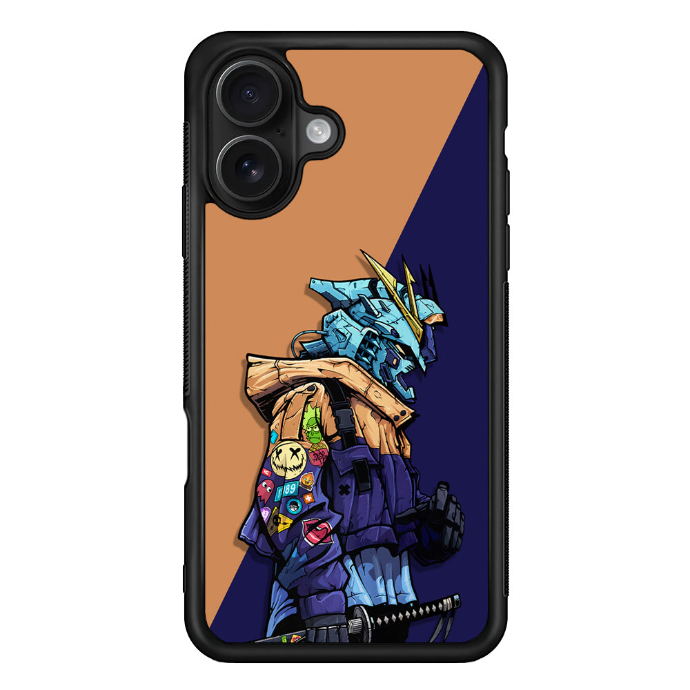 The Gundam Ronin Hypebeast iPhone 16 Case - Oxvistore
