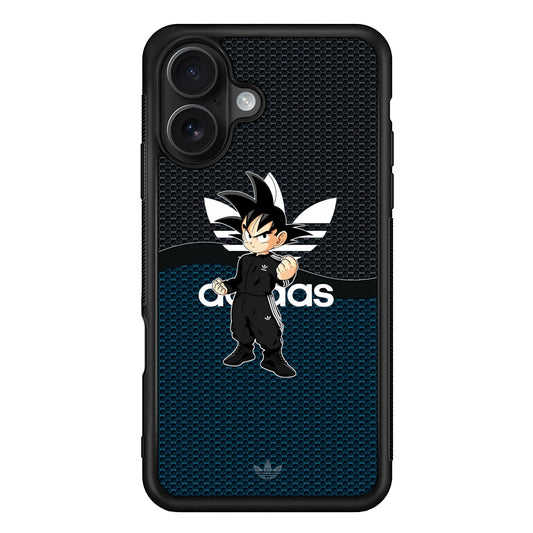 Adidas Suit with Goku Fight Mode iPhone 16 Case - Oxvistore