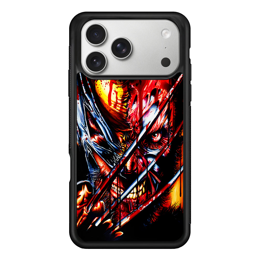 Wolverine Transformation Comic iPhone 17 Pro Case | Slim Rubber Case for iPhone 17 Pro