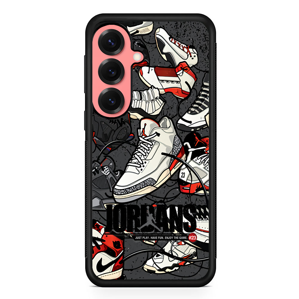 Air Jordan Play and Enjoy The Game Samsung Galaxy S25 Case | Slim Protective Cover for Samsung Galaxy S25