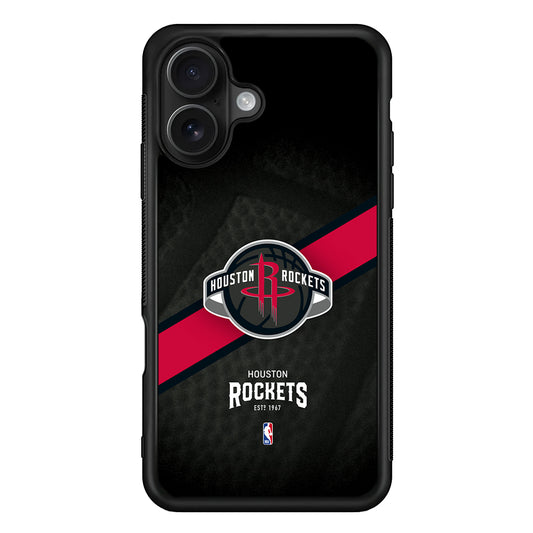 Houston Rockets Logo iPhone 16 Case - Oxvistore