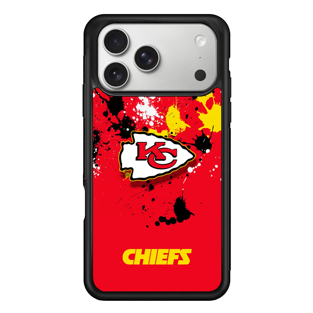 Kansas City Chiefs Logo iPhone 17 Pro Case | Slim Rubber Case for iPhone 17 Pro