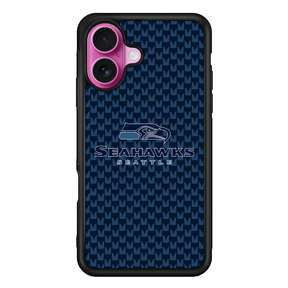 Seattle Seahawks Logo iPhone 17 Case | Slim Protective Rubber Phone Cover