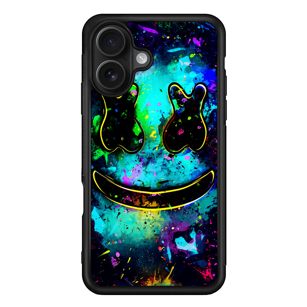 DJ Marshmello Painting Art iPhone 16 Case - Oxvistore