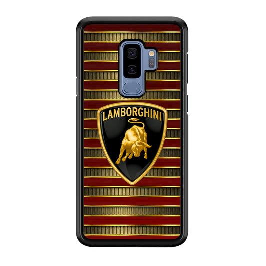 Lamborghini Red Gold Luxury Samsung Galaxy S9 Plus Case | Slim Rubber Case for Samsung Galaxy S9 Plus