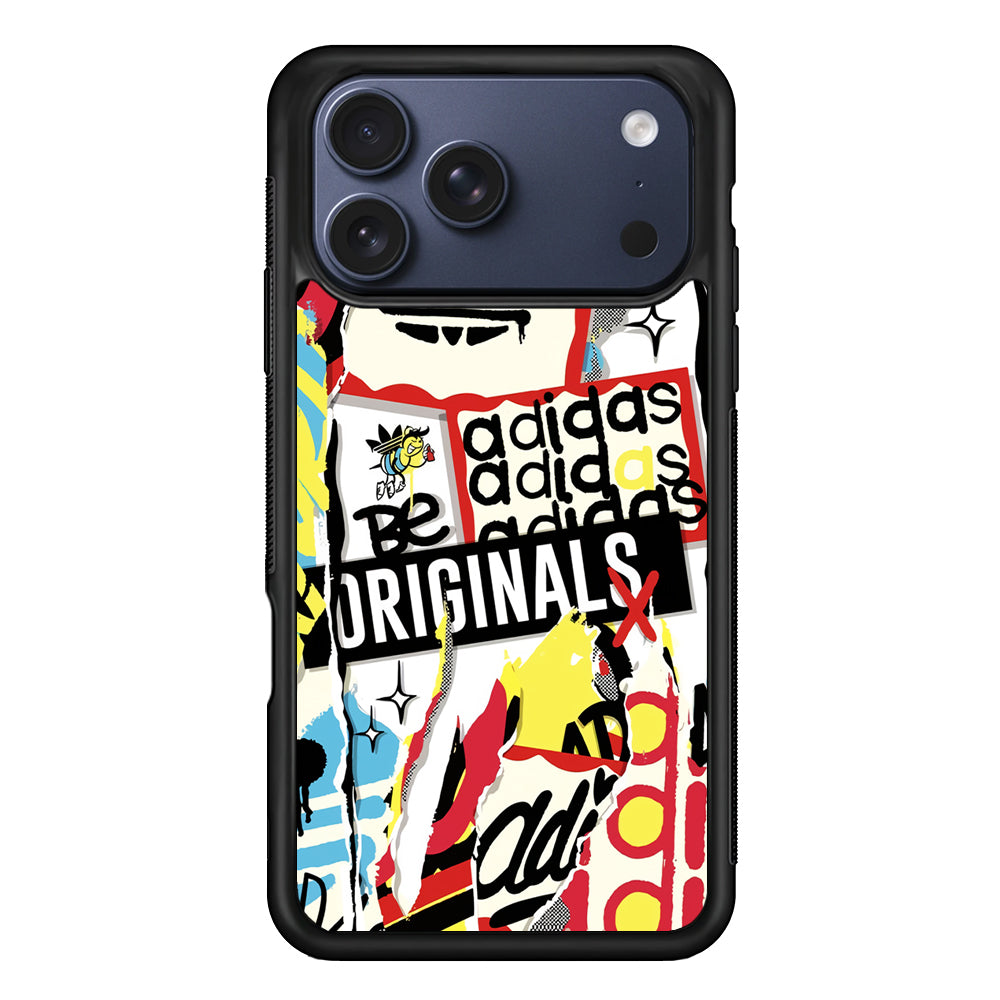 Adidas Abstract Wall Art iPhone 17 Pro Max Case | Durable Rubber Case for iPhone 17 Pro Max