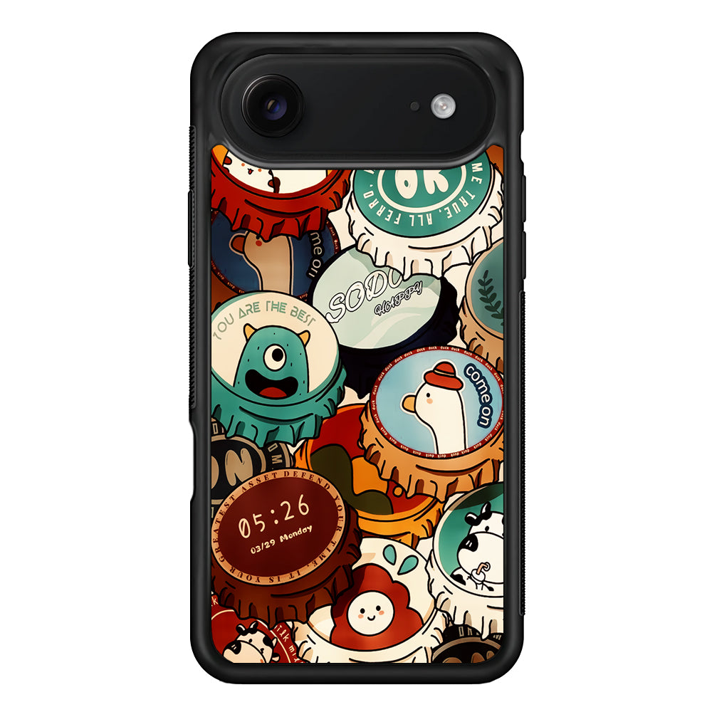 Collection of Bottle Caps iPhone 17 Air Case | Protective Case for iPhone 17 Air