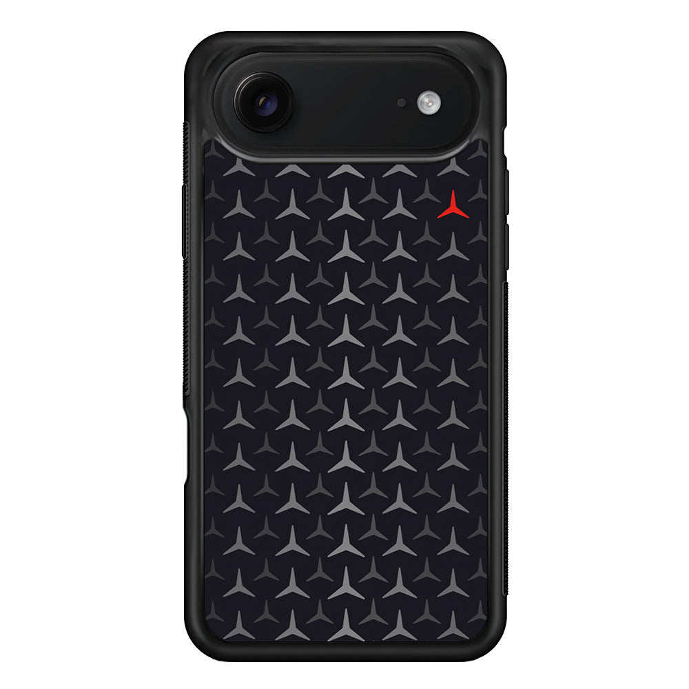 Mercedes-Benz Logos Pattern iPhone 17 Air Case | Slim Rubber Case for iPhone 17 Air