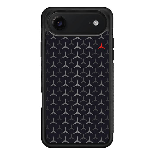 Mercedes-Benz Logos Pattern iPhone 17 Air Case | Slim Rubber Case for iPhone 17 Air