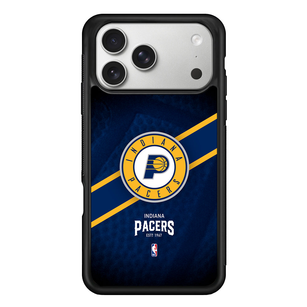 Indiana Pacers Logo iPhone 17 Pro Case | Slim Rubber Case for iPhone 17 Pro