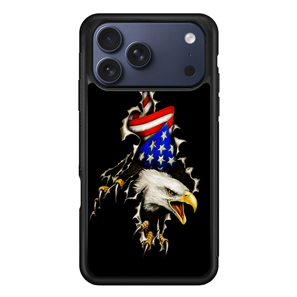 Eagle American Flag Patriotic iPhone 17 Pro Max Case | Slim Protective Cover for iPhone 17 Pro Max