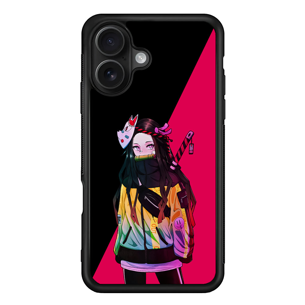 Nezuko Hypebeast Demon Slayer iPhone 16 Case - Oxvistore