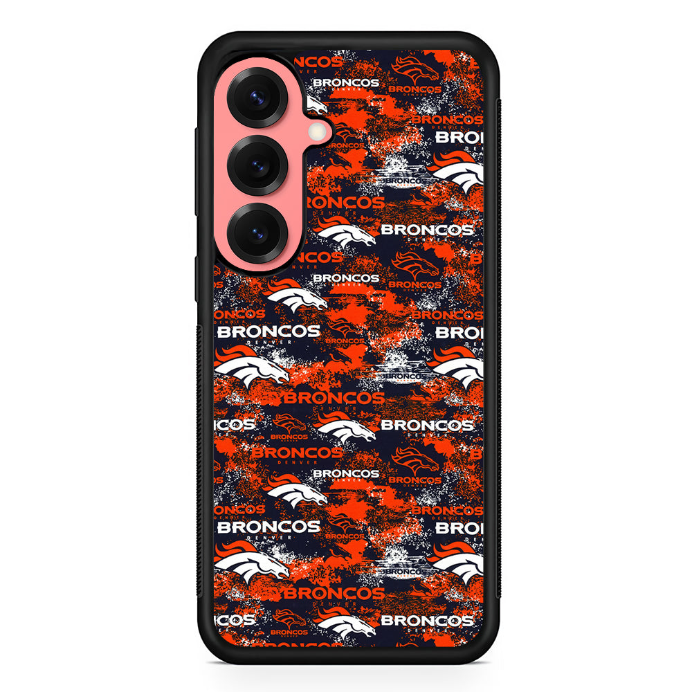 Denver Broncos Patterns Samsung Galaxy S25 Case | Protective Case for Samsung Galaxy S25