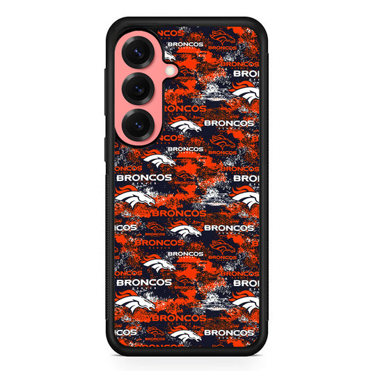 Denver Broncos Patterns Samsung Galaxy S25 Case | Protective Case for Samsung Galaxy S25