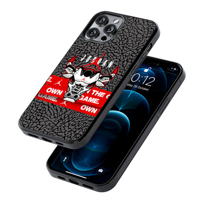 Air Jordan The Bull Head 2D Rubber Phone Case | Slim Protective Phone Case