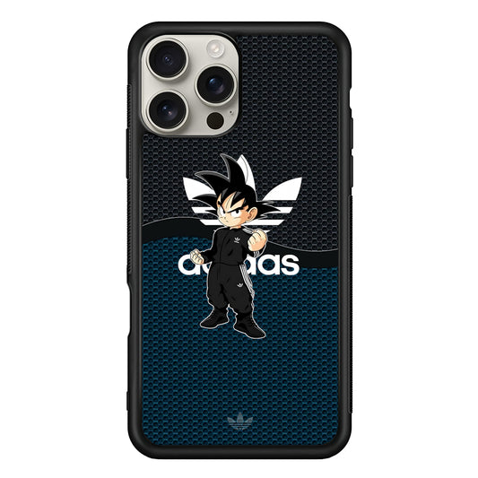 Adidas Suit with Goku Fight Mode iPhone 16 Pro Max Case | Durable Everyday Protective Cover