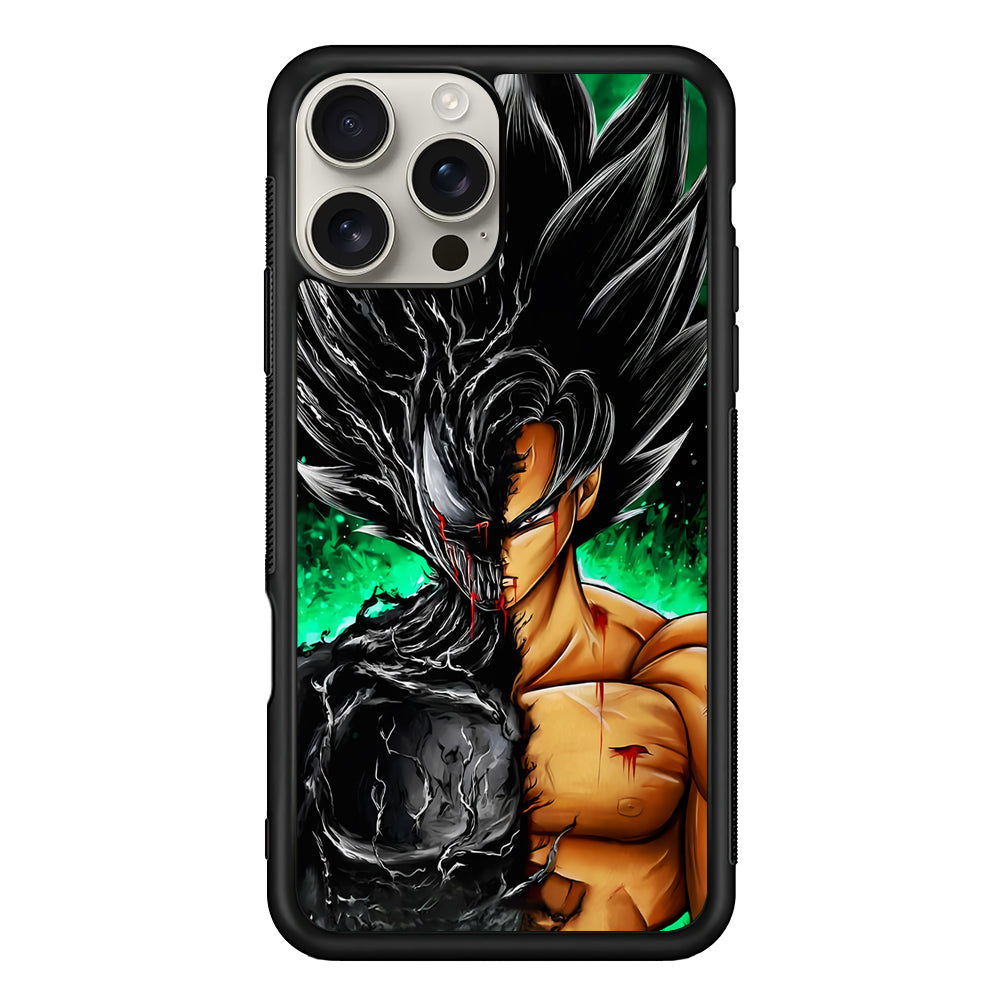 Venom X Goku Fusion iPhone 16 Pro Max Case | Stylish Protective Case for iPhone 16 Pro Max