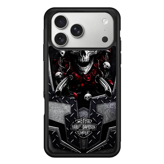 Harley Davidson Skull Art iPhone 17 Pro Case | Slim Protective Case for iPhone 17 Pro