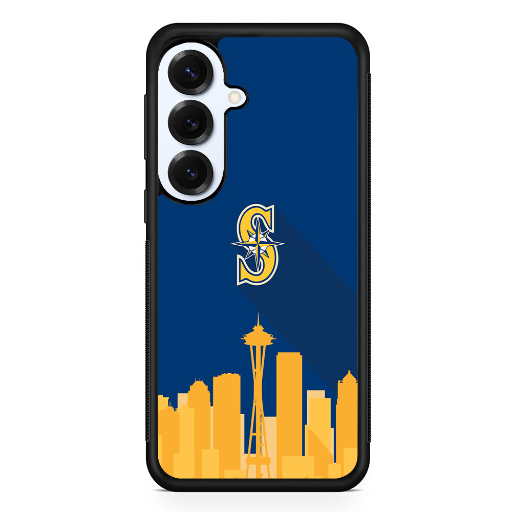 Seattle Mariners Logo Samsung Galaxy S25 Plus Case | Slim Rubber Cover for Samsung Galaxy S25 Plus