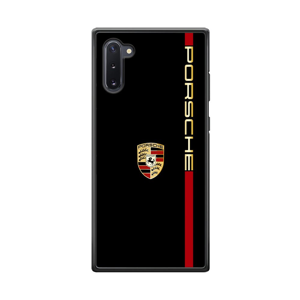 Porsche Car Logo Luxury Samsung Galaxy Note 10 Case | Slim Rubber Case for Samsung Galaxy Note 10