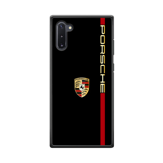 Porsche Car Logo Luxury Samsung Galaxy Note 10 Case | Slim Rubber Case for Samsung Galaxy Note 10