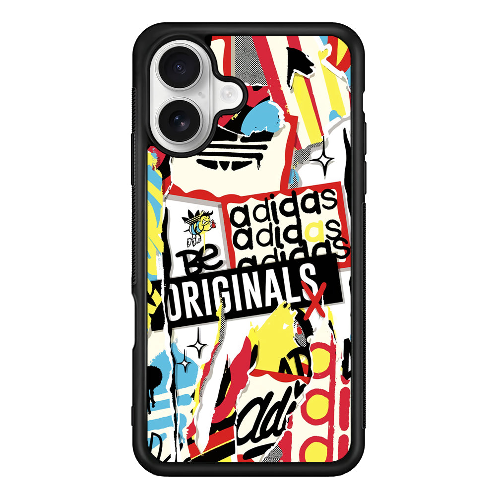 Adidas Abstract Wall Art iPhone 16 Plus Case – Slim Fit Protective Phone Case