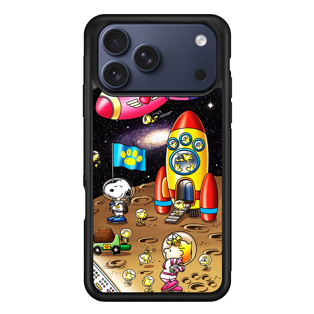 Peanuts Snoopy Space Travel iPhone 17 Pro Max Case | Slim Protective Cover for iPhone 17 Pro Max