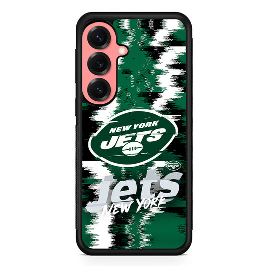 New York Jets Abstract Color Samsung Galaxy S25 Case | Protective Case for Samsung Galaxy S25