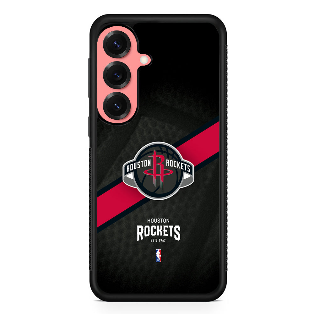 Houston Rockets Logo Samsung Galaxy S25 Case | Protective Case for Samsung Galaxy S25