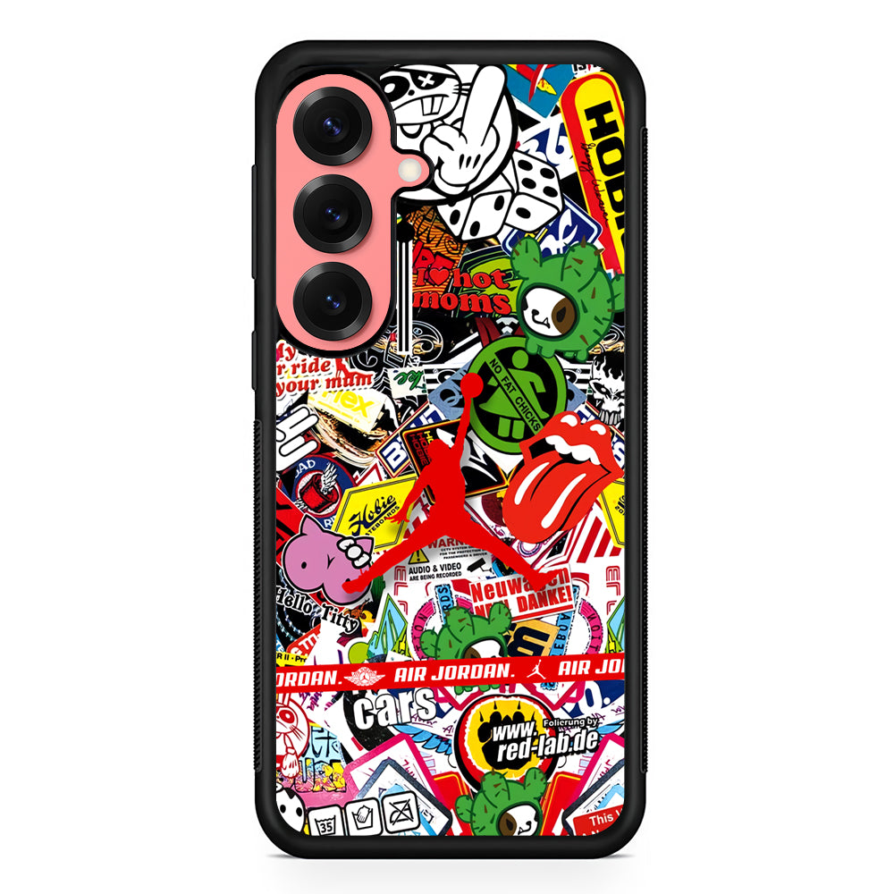 Air Jordan Mix Squad Samsung Galaxy S25 Case | Slim Protective Cover for Samsung Galaxy S25