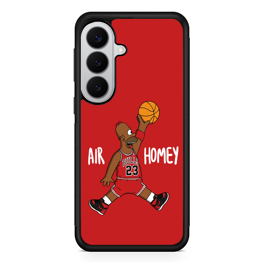 Simpson Air Homey Chicago Bulls Samsung Galaxy S26 Case | Protective Rubber Cover