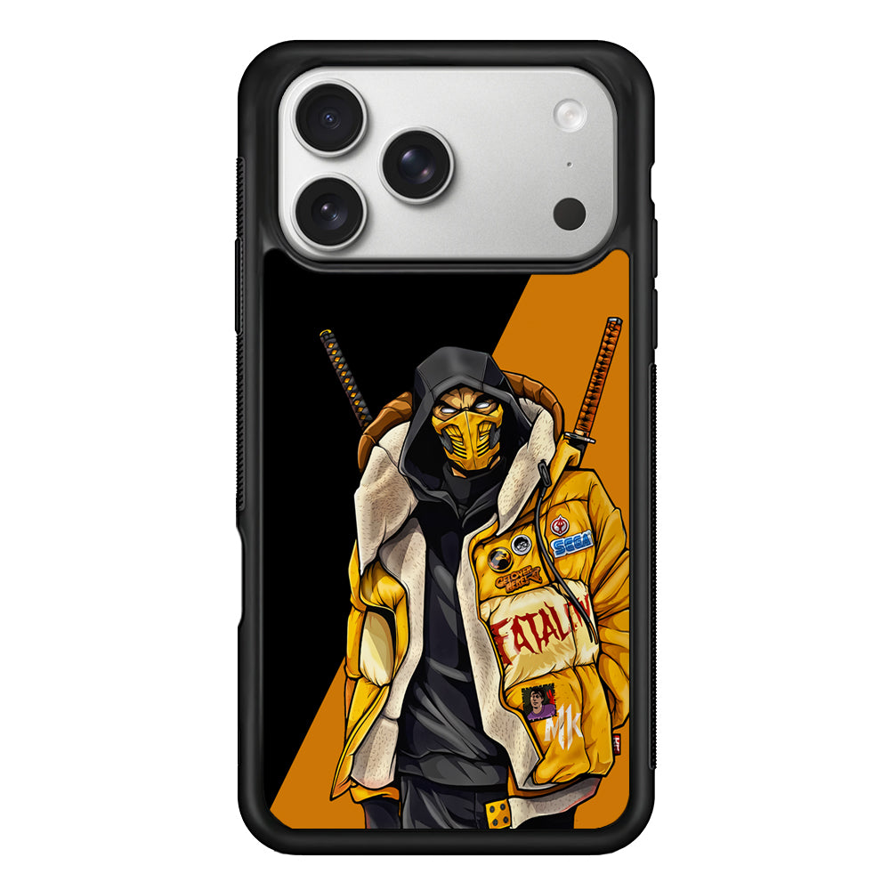 Scorpion Hypebeast Mortal Kombat iPhone 17 Pro Case | Slim Rubber Case for iPhone 17 Pro