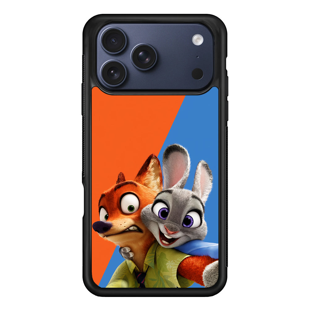 Zootopia Nick and Judy Selfie iPhone 17 Pro Max Case | Slim Protective Cover for iPhone 17 Pro Max