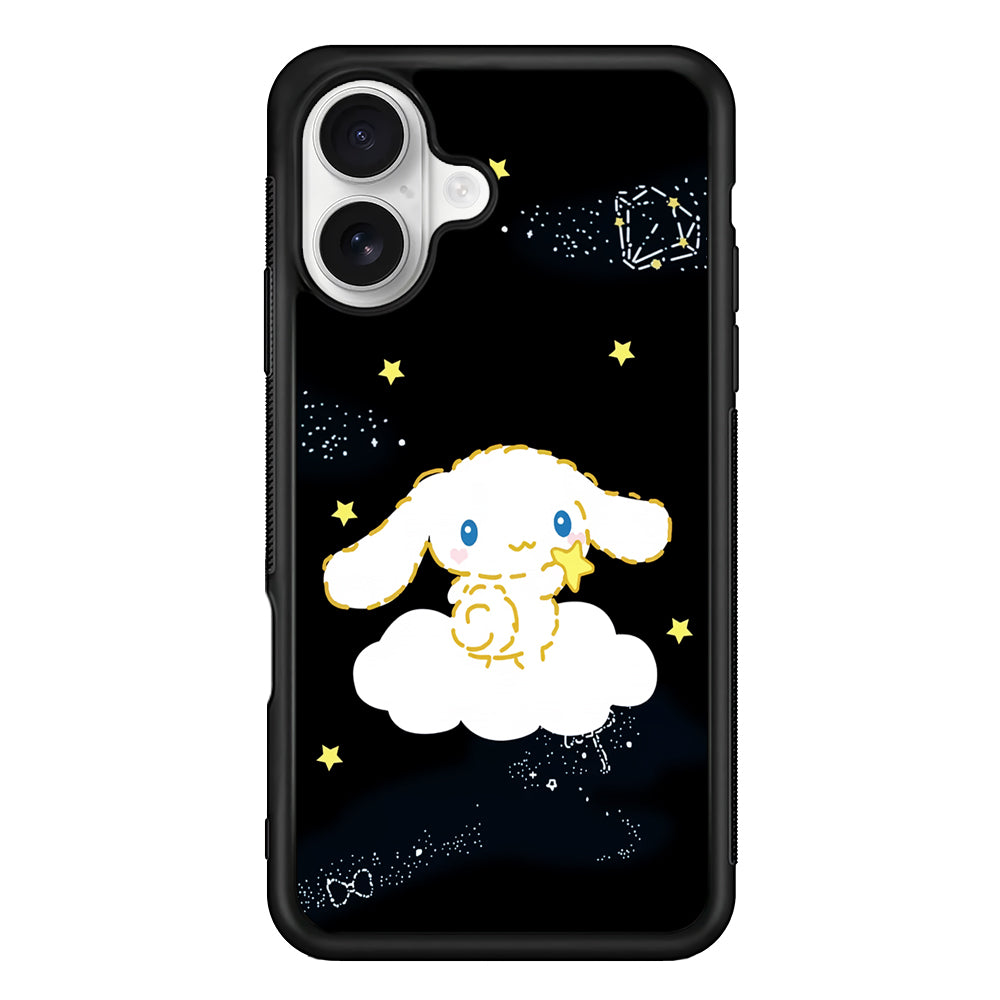 Cinnamoroll Night Star iPhone 16 Plus Case | Durable Protective Rubber Cover