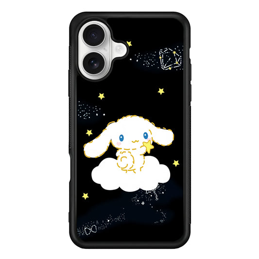 Cinnamoroll Night Star iPhone 16 Plus Case | Durable Protective Rubber Cover