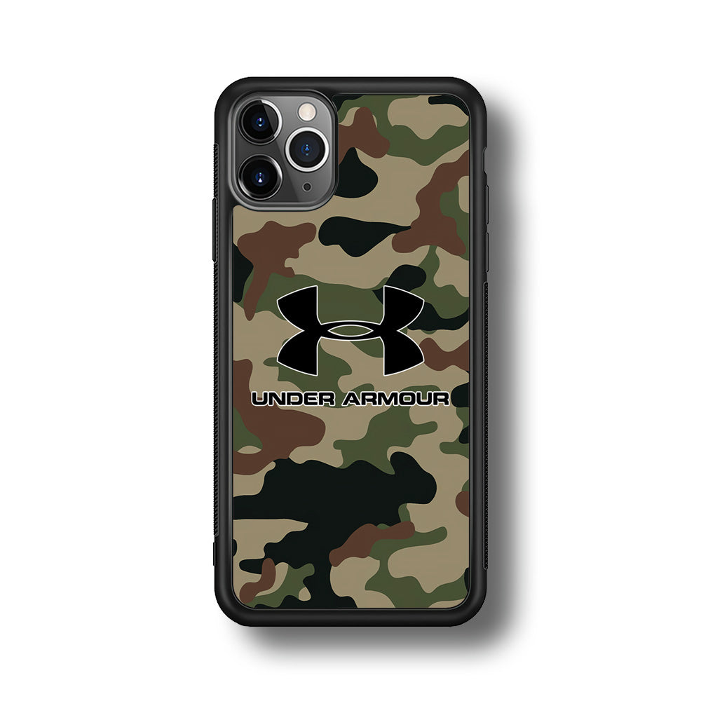 Under Armour Green Camo iPhone 11 Pro Max Case | Slim Rubber Case for iPhone 11 Pro Max