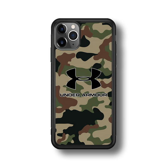 Under Armour Green Camo iPhone 11 Pro Max Case | Slim Rubber Case for iPhone 11 Pro Max