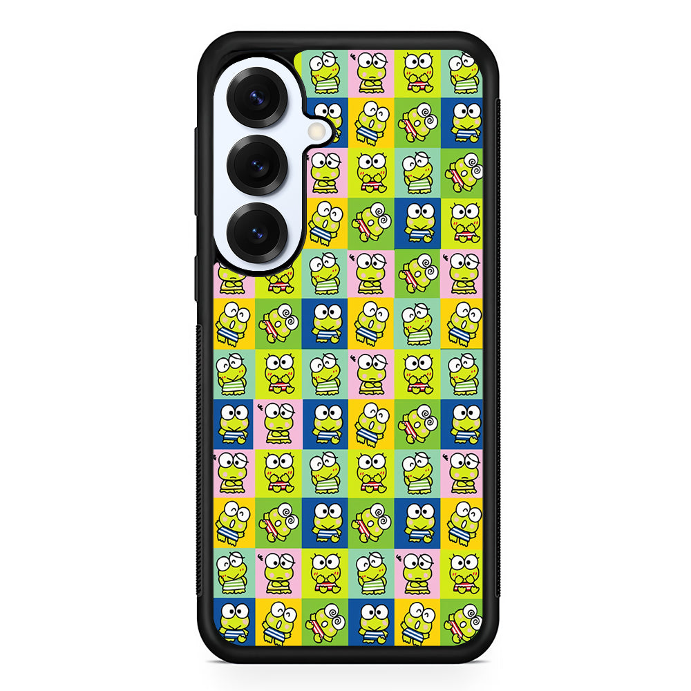 Keroppi Frog Cartoons Pattern Samsung Galaxy S25 Plus Case | Slim Rubber Cover for Samsung Galaxy S25 Plus