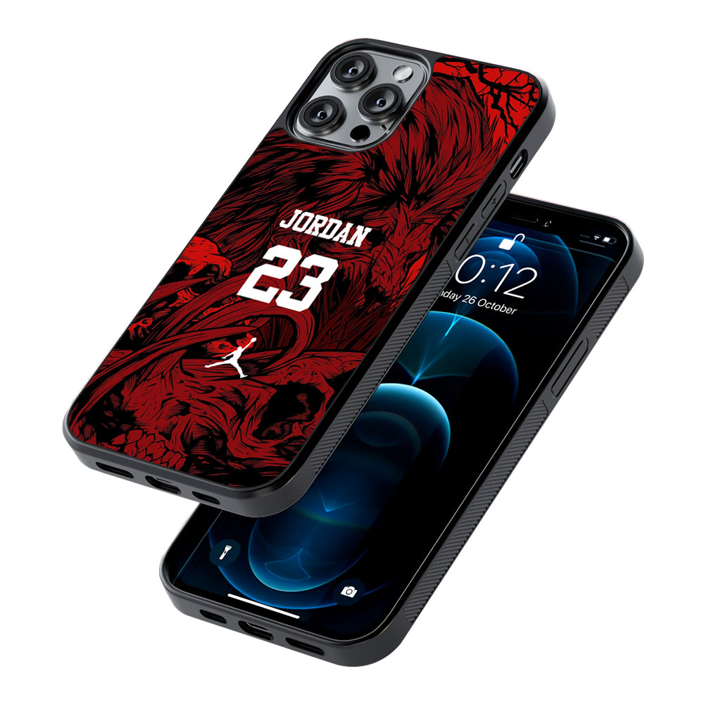 Air Jordan Lion Inside of Mind 2D Rubber Phone Case | Slim Protective Phone Case