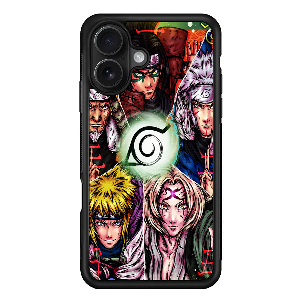The 5 Hokage Art iPhone 16 Case - Oxvistore