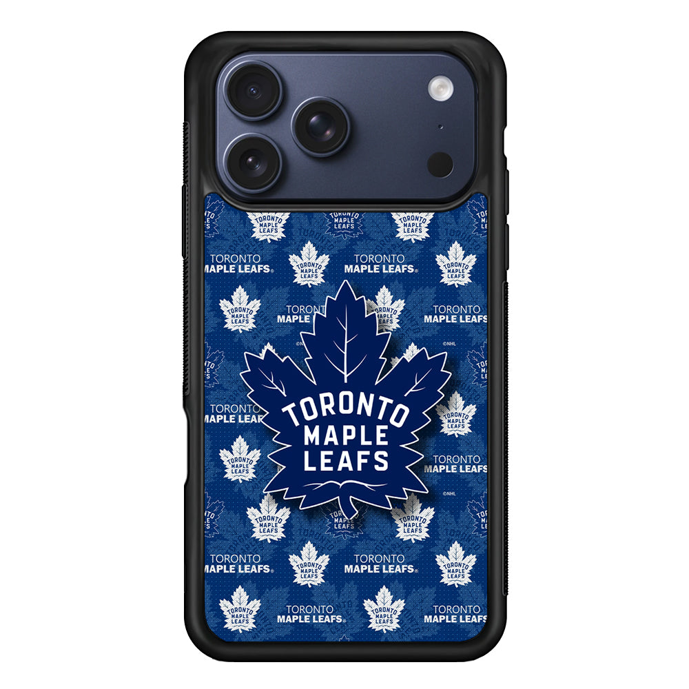 Toronto Maple Leafs Pattern iPhone 17 Pro Max Case | Slim Protective Cover for iPhone 17 Pro Max