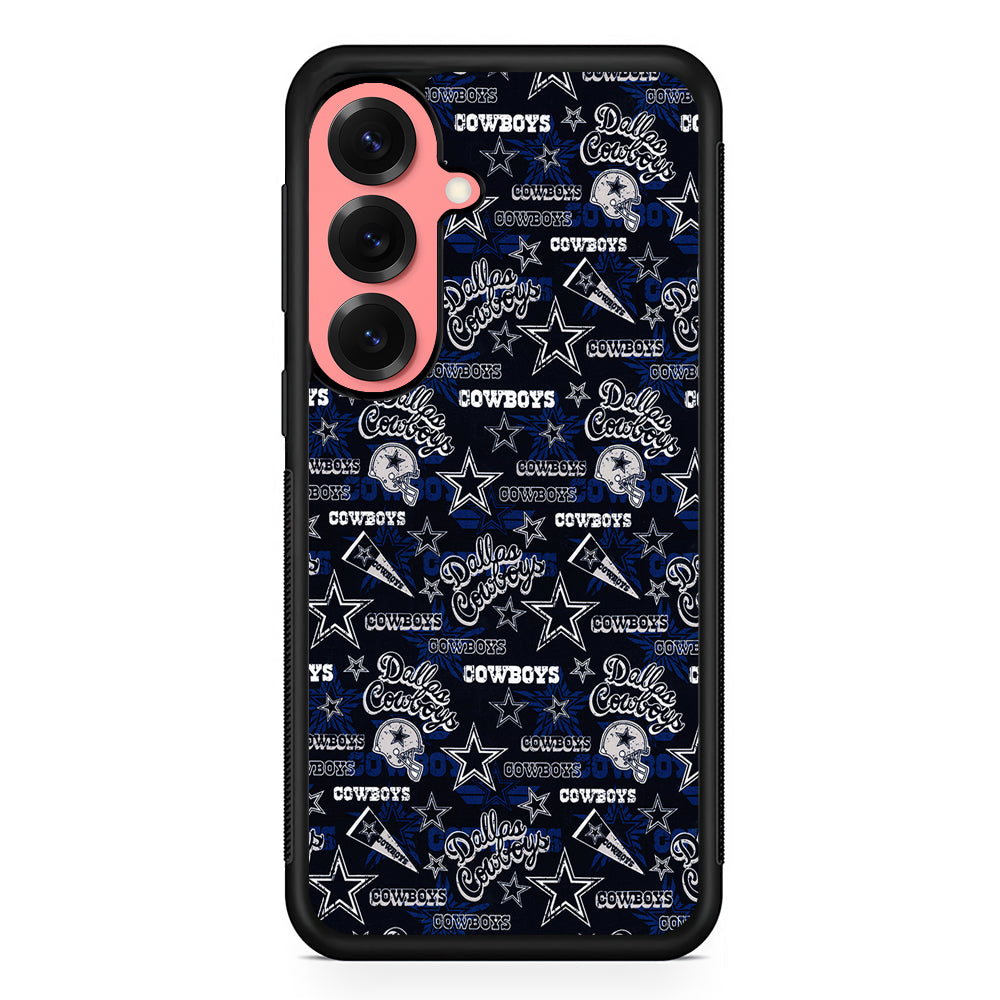 Dallas Cowboys Pattern Samsung Galaxy S25 Case | Protective Case for Samsung Galaxy S25