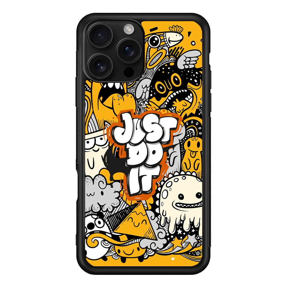 Nike Make Smile with Doodle iPhone 16 Pro Case - Stylish Protective Cover for iPhone 16 Pro