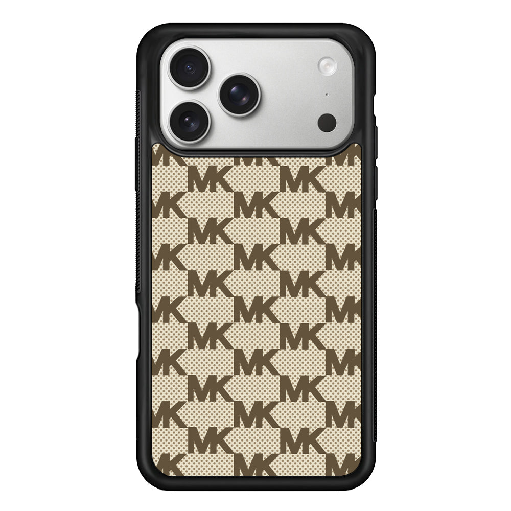 Michael Kors Polka Dot Backdrop iPhone 17 Pro Case | Slim Rubber Case for iPhone 17 Pro