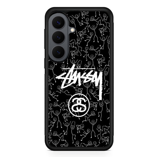 Stussy People Dancing Samsung Galaxy S26 Plus Case | Slim Rubber Case for Samsung Galaxy S26 Plus